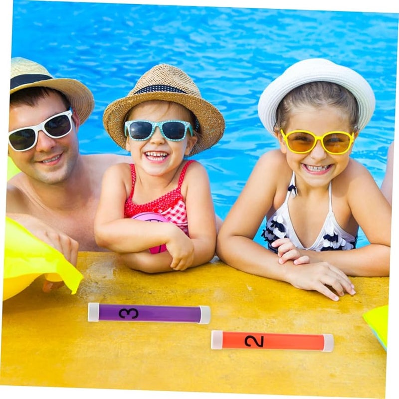 Boys Girls Diving Stick Toy Set 2 Plastic Rods for Pool Swim Training Summer Water Play - Image 4